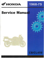 Honda c l450 1970 Service Manual