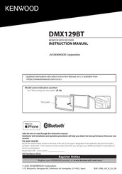 Kenwood dmx129bt Instruction Manual
