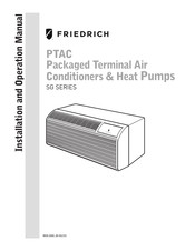 Friedrich PDE07R3SG Installation And Operation Manual