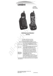 Uniden DX14560 Series Manual