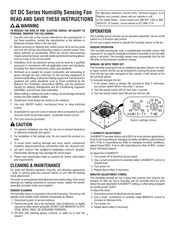 Broan QT DC Series Instructions Manual