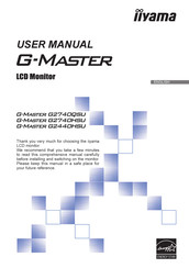 Iiyama G-MASTER G2740QSU User Manual