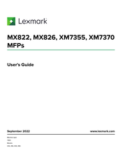 Lexmark MX820 User Manual