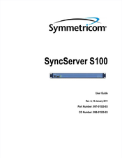 Symmetricom SyncServer S100 User Manual