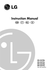 LG MH-2327SL Instruction Manual
