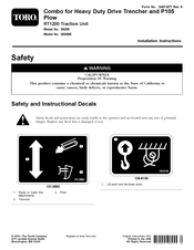 Toro RT1200 Installation Instructions Manual