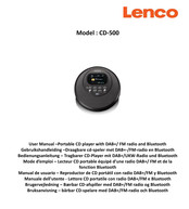 Lenco CD-500 User Manual