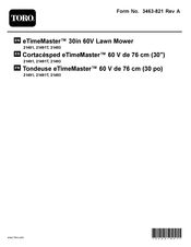 Toro eTimeMaster 21491 Operator's Manual