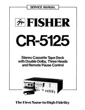 Fisher CR-5125 Service Manual
