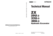 Hitachi ZX 33U-3 Technical Manual