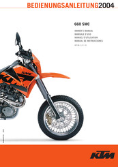 KTM 2004 660 SMC Owner's Manual