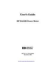 HP E4419B User Manual