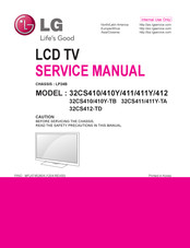 LG 32CS410 Service Manual