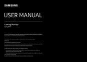 Samsung C32G3 T Series User Manual