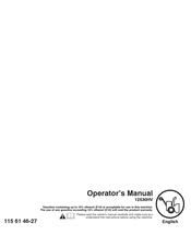 Husqvarna 12530HV Operator's Manual