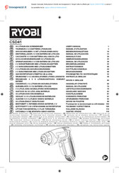 Ryobi CSD-4107BG User Manual