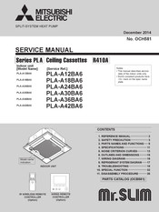 Mitsubishi Electric Mr.Slim PLA-A24BA6 Service Manual