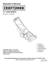 Craftsman 247.374900 Operator's Manual
