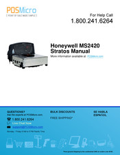 Honeywell MS2422 Installation And User Manual