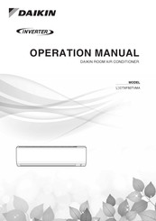 Daikin CTXF50TVMA Operation Manual