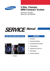 Samsung MX-C630D/XER Service Manual
