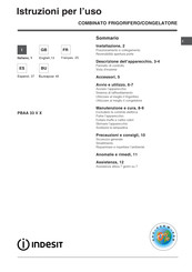 Indesit PBAA 33 V X Operating Instructions Manual