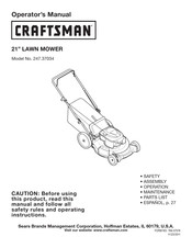 Craftsman 247.37034 Operator's Manual