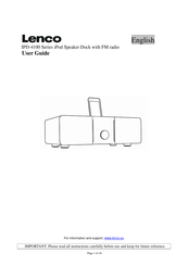 LENCO IPD-4100 Series User Manual