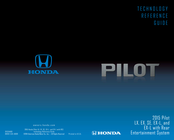 Honda 2015 Pilot EX-L Technology Reference Manual