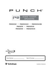 Rockford Fosgate Punch PM282W Installation & Operation Manual
