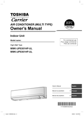 Toshiba MMK-UP0361HP-UL Owner's Manual