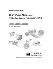 Clover LCD2084 Instruction Manual