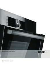 Bosch HBA73A5 0J Series Instruction Manual