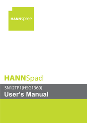 HANNspree HANNSpad HSG1360 User Manual