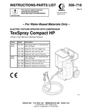Graco TexSpray Compact HP 231-790 Instructions-Parts List Manual