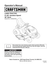 Craftsman C459.60102 Operator's Manual