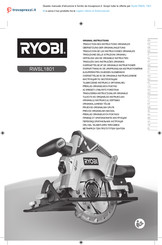 Ryobi RWSL 1801 Original Instructions Manual