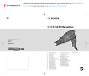 Bosch Professional GTB 6-50 Original Instructions Manual