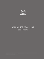 Mazda CX-30 2024 Owner's Manual