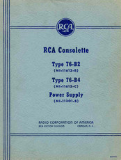 RCA 76-B4 Manual