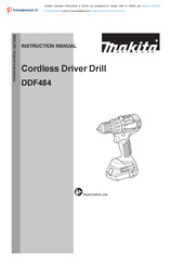 Makita DDF484RM3J Instruction Manual