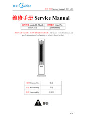 Midea 22057019000521 Service Manual
