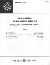 GE AK-75S Installation And Operation Manual