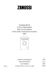 Zanussi W802 Instruction Booklet