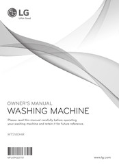 LG WTS18DHM Owner's Manual