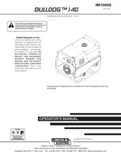 Lincoln Electric BULLDOG 140 Operator's Manual