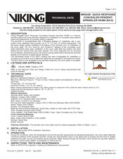 Viking MIRAGE VK465 Technical Data Manual