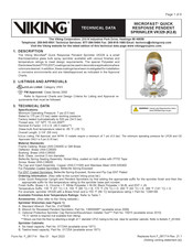 Viking MICROFAST VK329 Technical Data Manual
