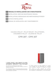 Royal CPR 35T Installation, User And Maintenance Manual