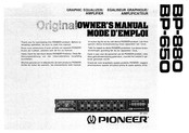 Pioneer BP-880 Original Owner's Manual